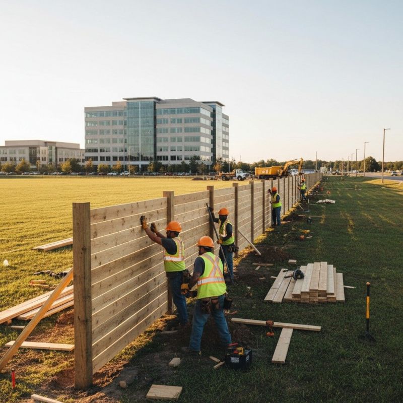 Local Wood Fencing pros at work